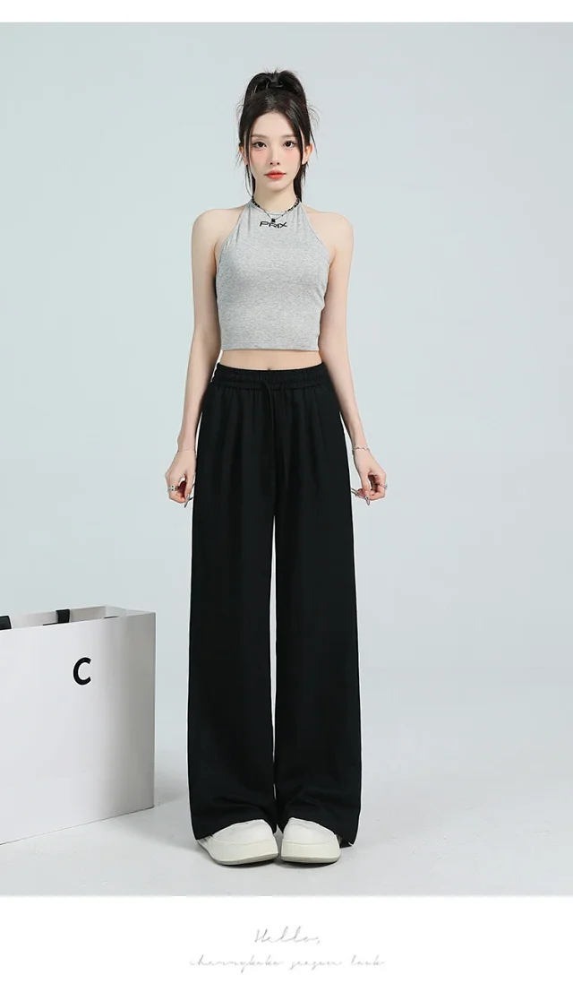Lazy Style Ice Silk Sunscreen Yamamoto Pants Detail