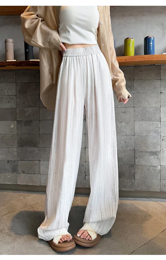 2025 Summer Tie - Dye Wide - Leg Pants Detail
