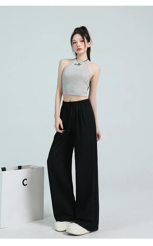 Lazy Style Ice Silk Sunscreen Yamamoto Pants Detail