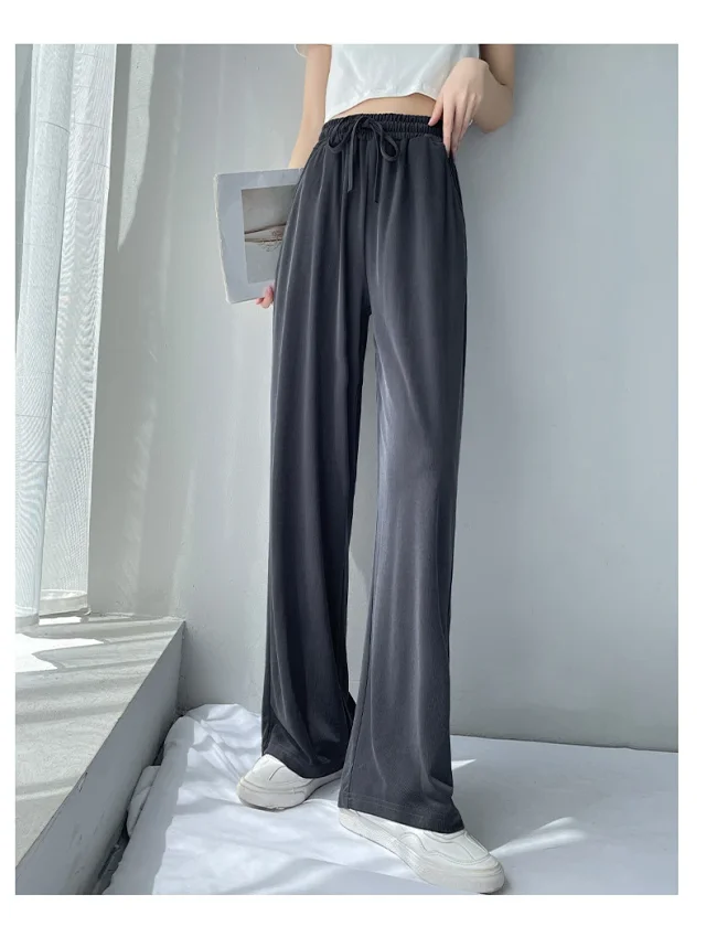 2025 Summer Cuam Silk Wide - Leg Pants Detail