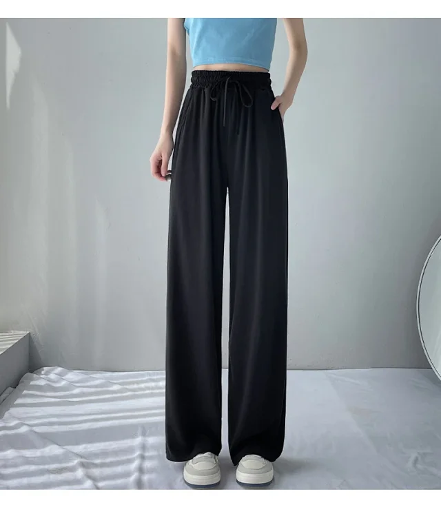 2025 Summer Cuam Silk Wide - Leg Pants Detail