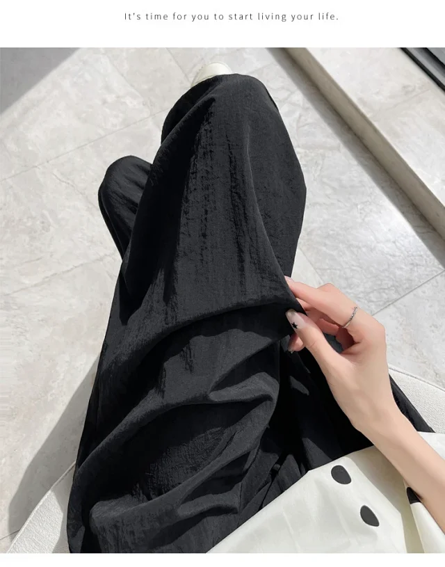 Women's Ice Silk Sports Pants 2025 Summer Detail