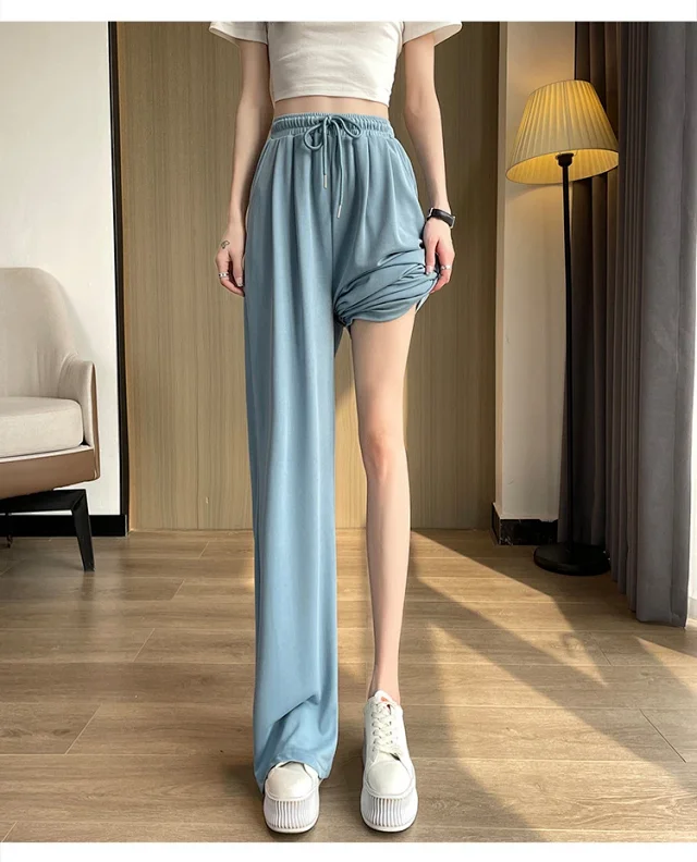 2025 Summer Cuam Silk Wide - Leg Pants Detail