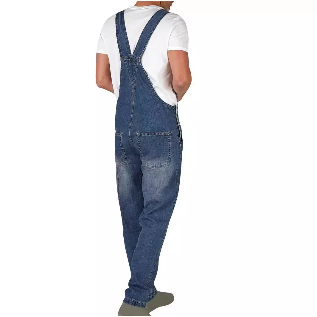 Vintage Men's Spring/Summer Denim Overalls