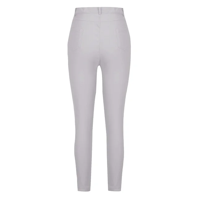 TEMU Slim Fit Stretch Denim Pants for Women Detail