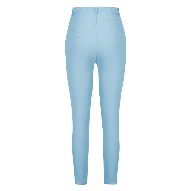 TEMU Slim Fit Stretch Denim Pants for Women Detail