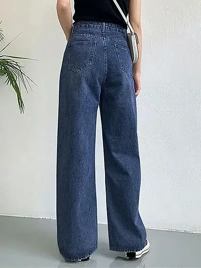 AliExpress Slimming High-waisted Non-stretch Jeans for Women Detail