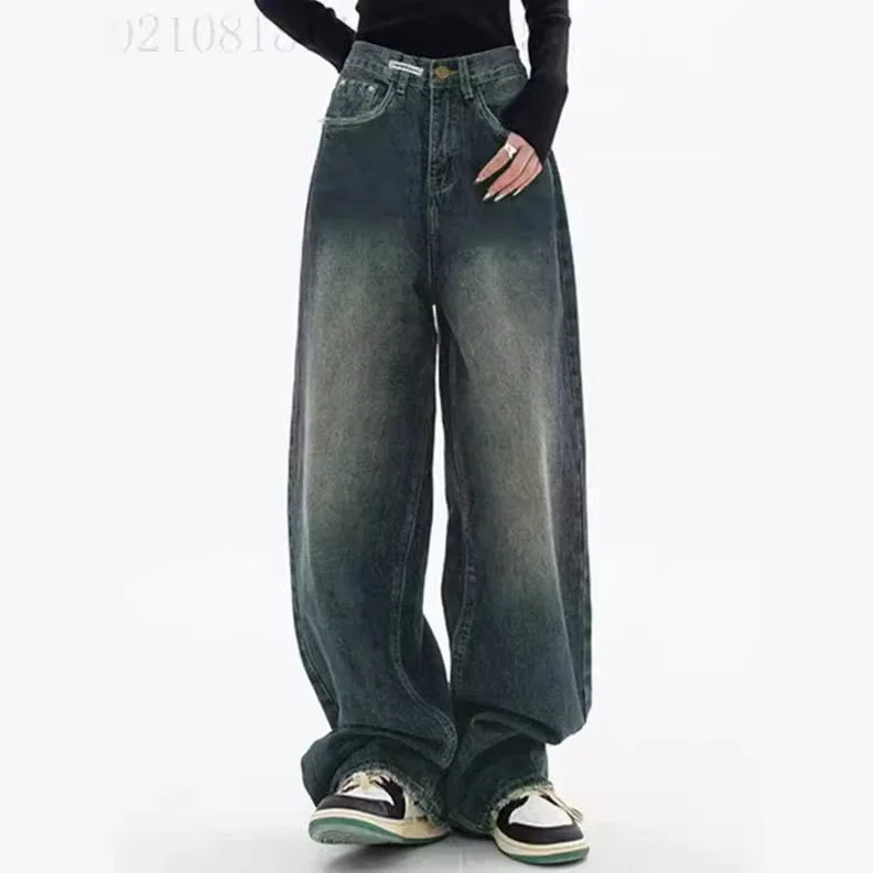 Vintage Design Wide-Leg Pants