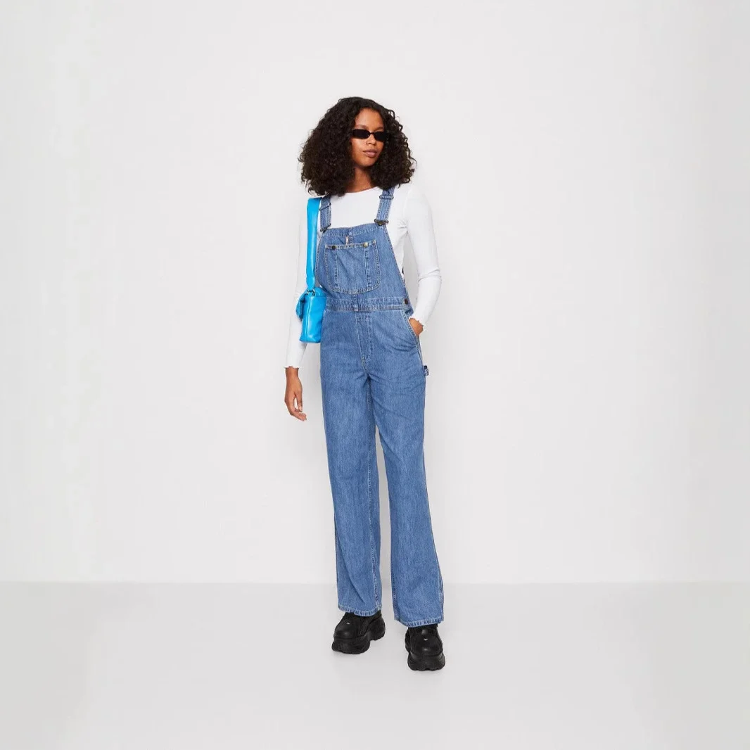 Stylish Loose Denim Overalls for Women