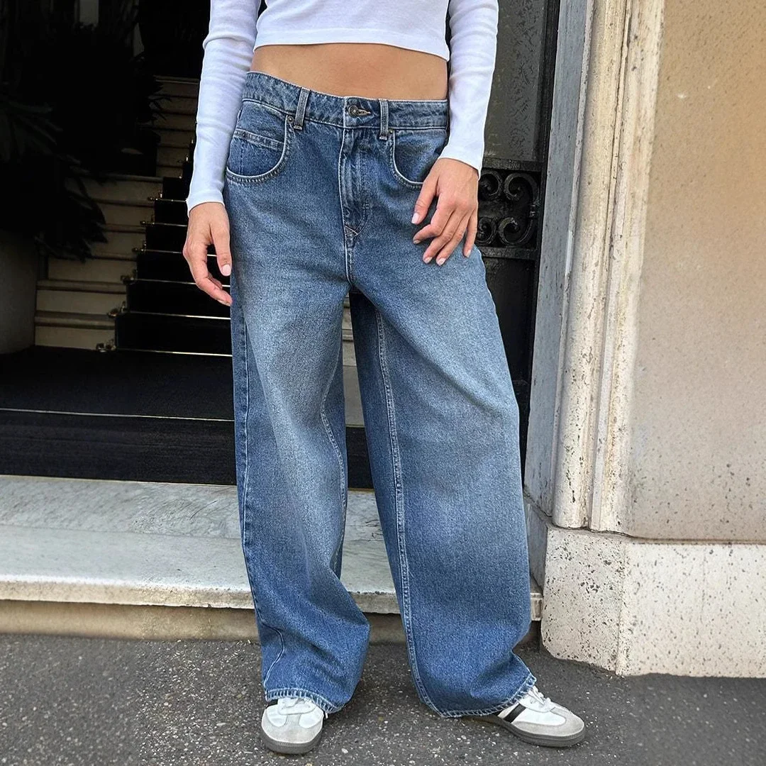 European American New Straight Jeans for Women