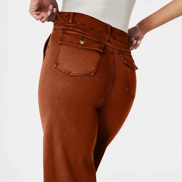 Overseas Sourcing Loose Straight Wide-Leg Jeans Detail