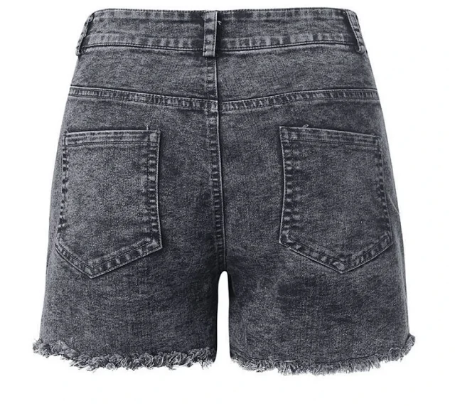 AliExpress Hot-selling Stretch Slim Thin Denim Shorts for Women Detail