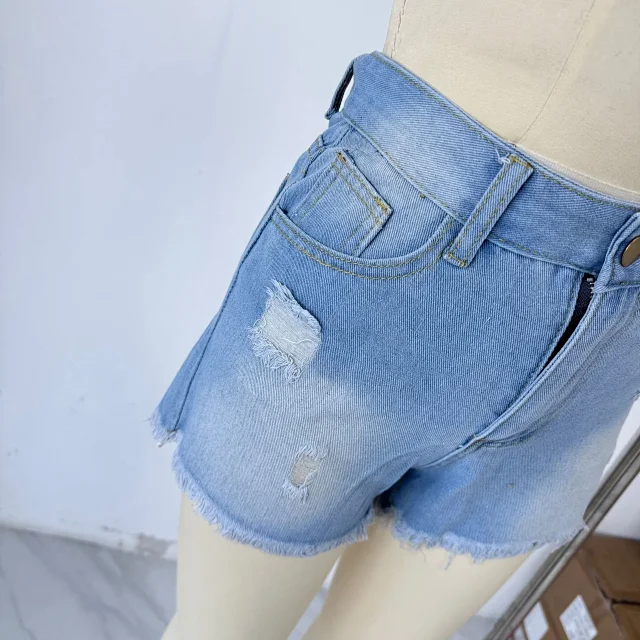 GM2631# Euro-American Summer Denim Shorts Detail