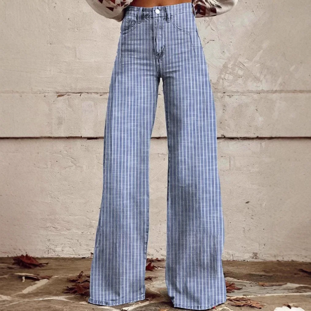 2025 Amazon Bestseller Denim Wide-Leg Jeans