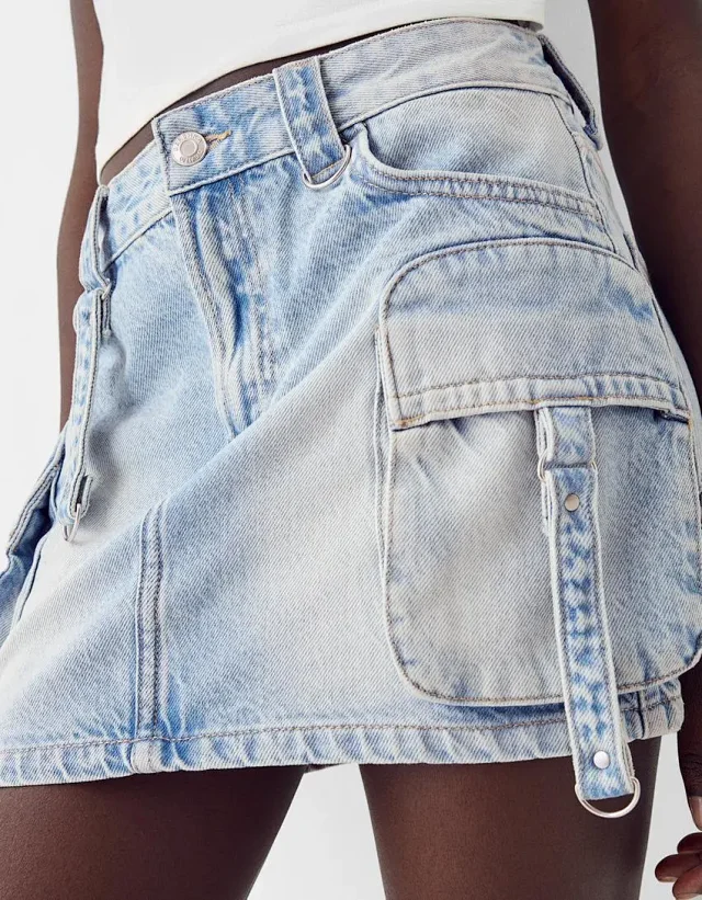 Spicy Girl Denim Skirt Detail