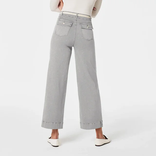 Overseas Sourcing Loose Straight Wide-Leg Jeans Detail