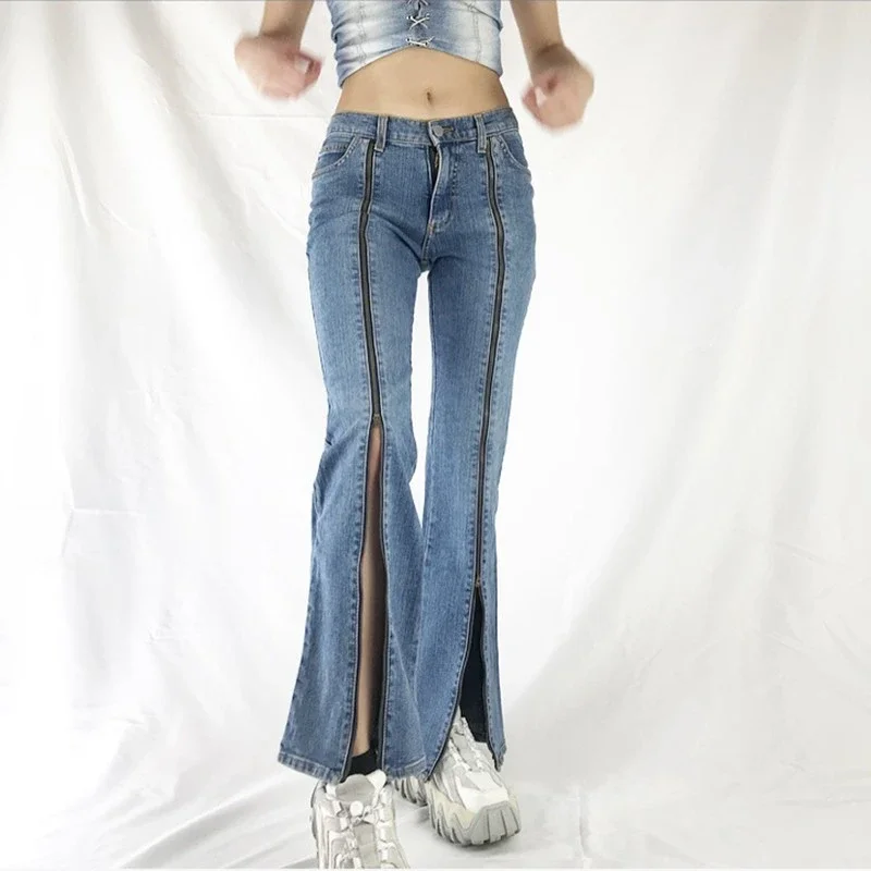 High-waisted Wide-leg Jeans for Women