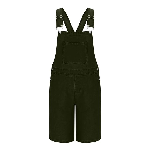 2025 Spring/Summer Men's Euro Luxury Denim Shortalls Detail