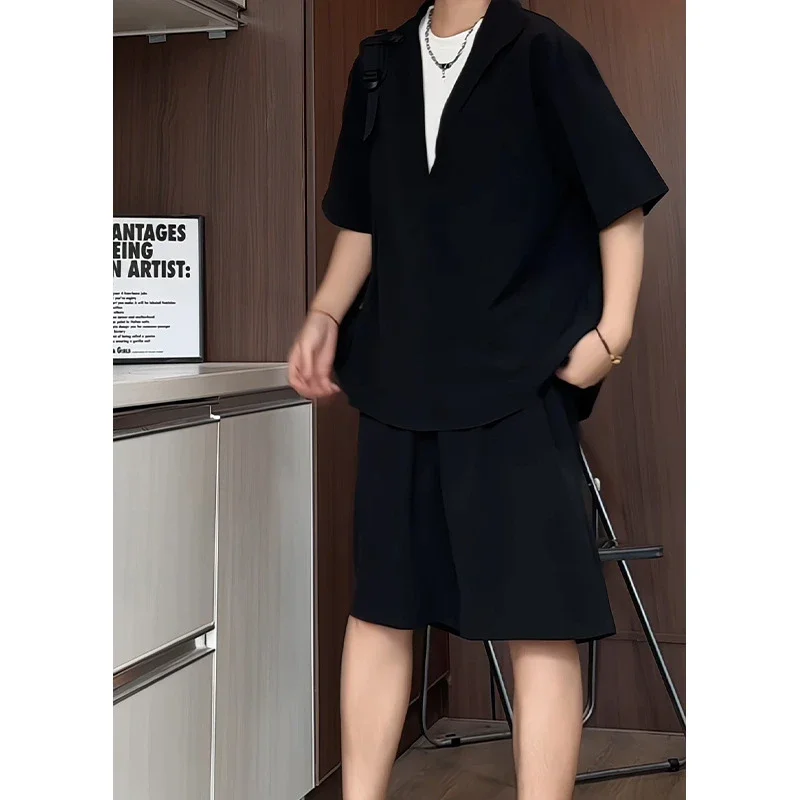 Men's Summer Ice Silk 2-in-1 Set
