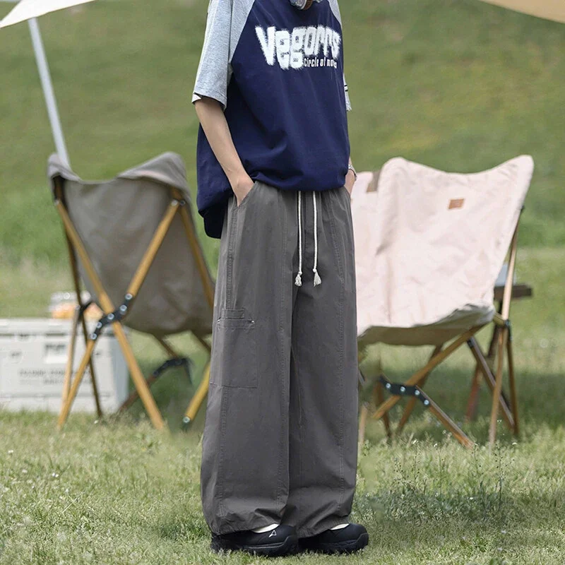 Men's Summer Cotton Loose Work Pants