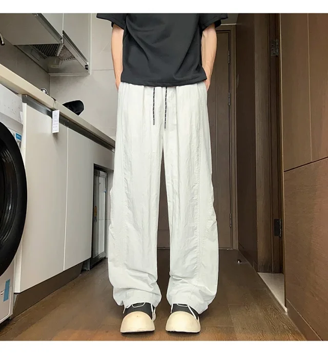 Men's Laser - Holed Quick - Dry Ice Silk Pants Detail