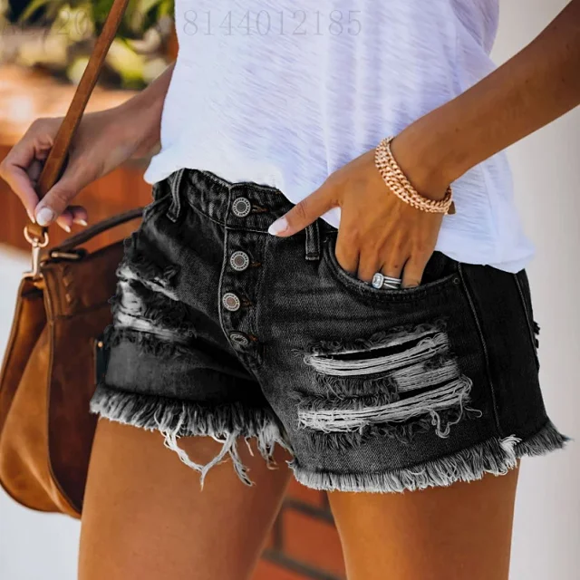 Hot Summer Denim Shorts for Women Detail