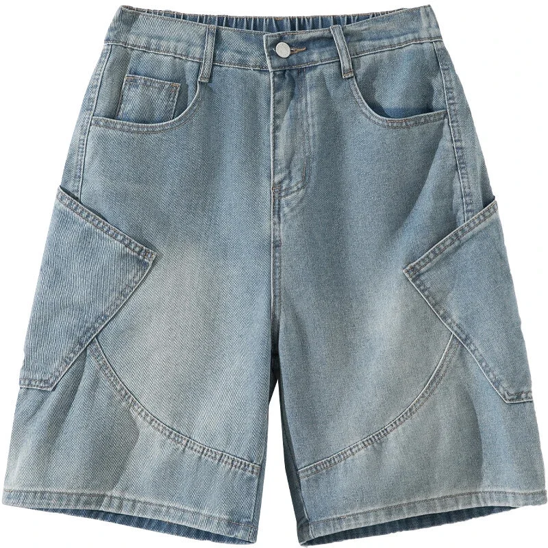 Men's Denim Shorts 2025 Summer Retro