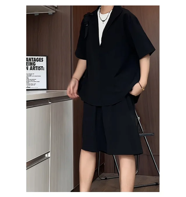 Men's Summer Ice Silk 2-in-1 Set Detail
