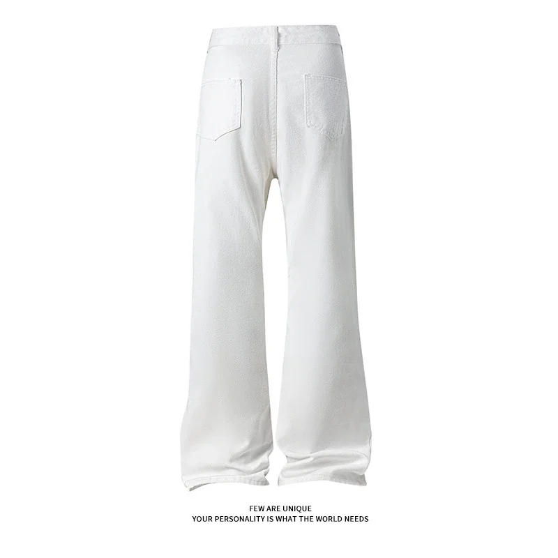 American Retro Washed White Jeans