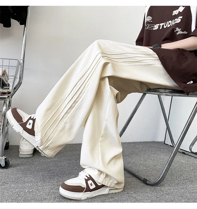 Japanese Oversize Men's Pants Detail
