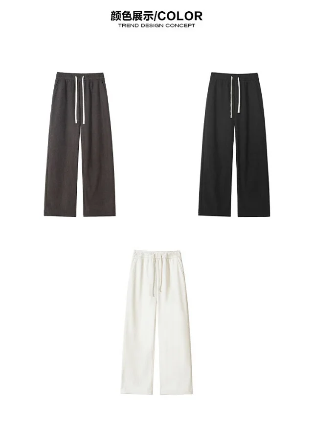 Men's Corduroy Sweatpants Autumn Winter Detail