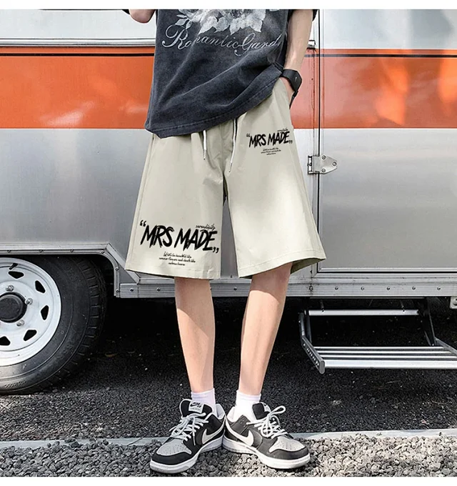 Men's Summer 2025 Oversize Straight Shorts Detail