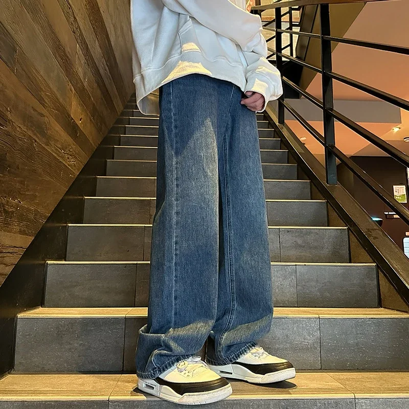 Vibe Men's Retro Blue Hiphop Pants