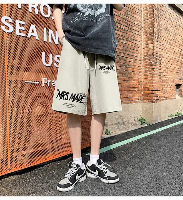Men's Summer 2025 Oversize Straight Shorts Detail