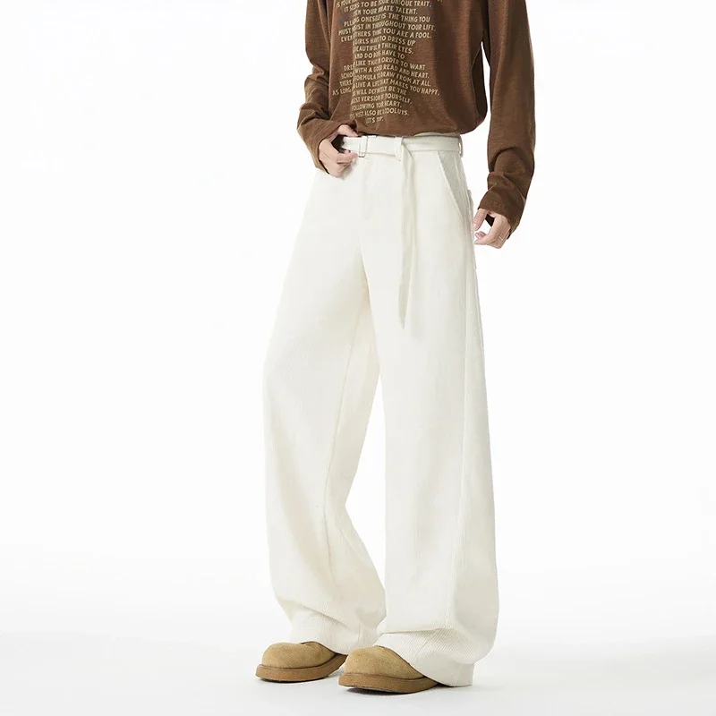 Vintage Corduroy Wide-Leg Work Pants