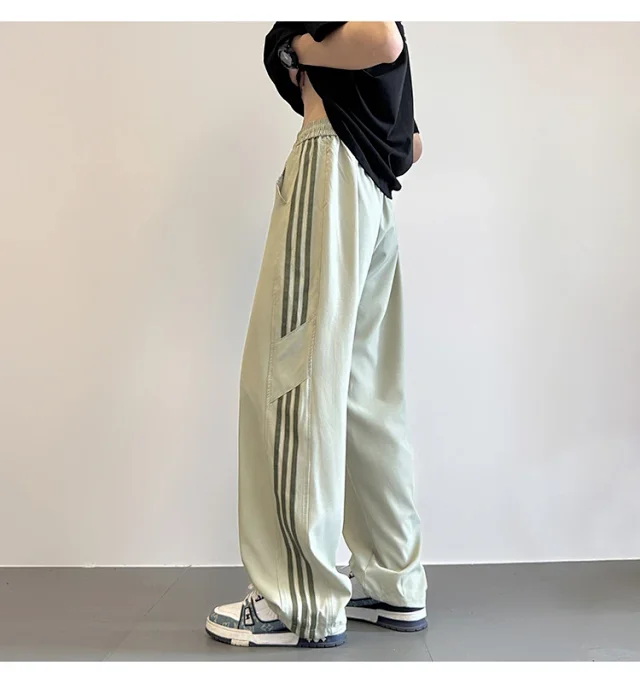 Men's 2025 Summer Straight Casual Pants Detail