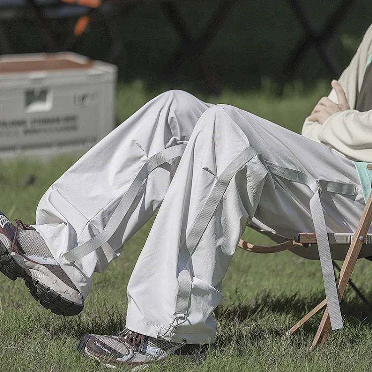 Men's Autumn Loose Cargo Hiking Pants