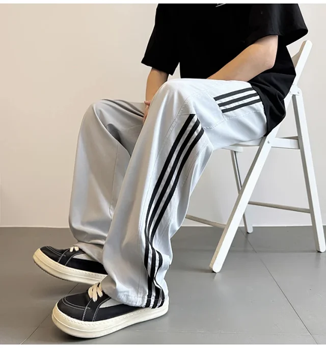 Men's 2025 Summer Straight Casual Pants Detail
