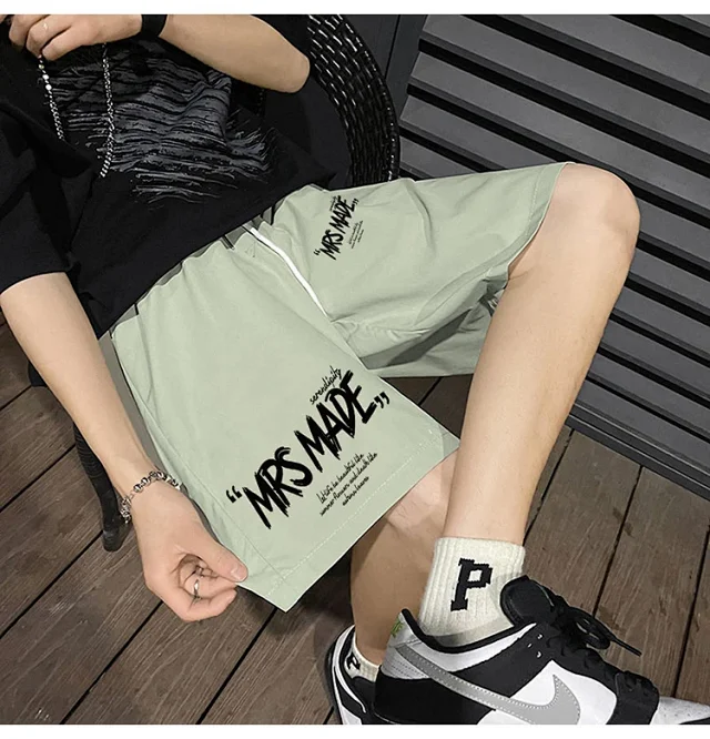 Men's Summer 2025 Oversize Straight Shorts Detail