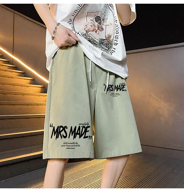 Men's Summer 2025 Oversize Straight Shorts Detail