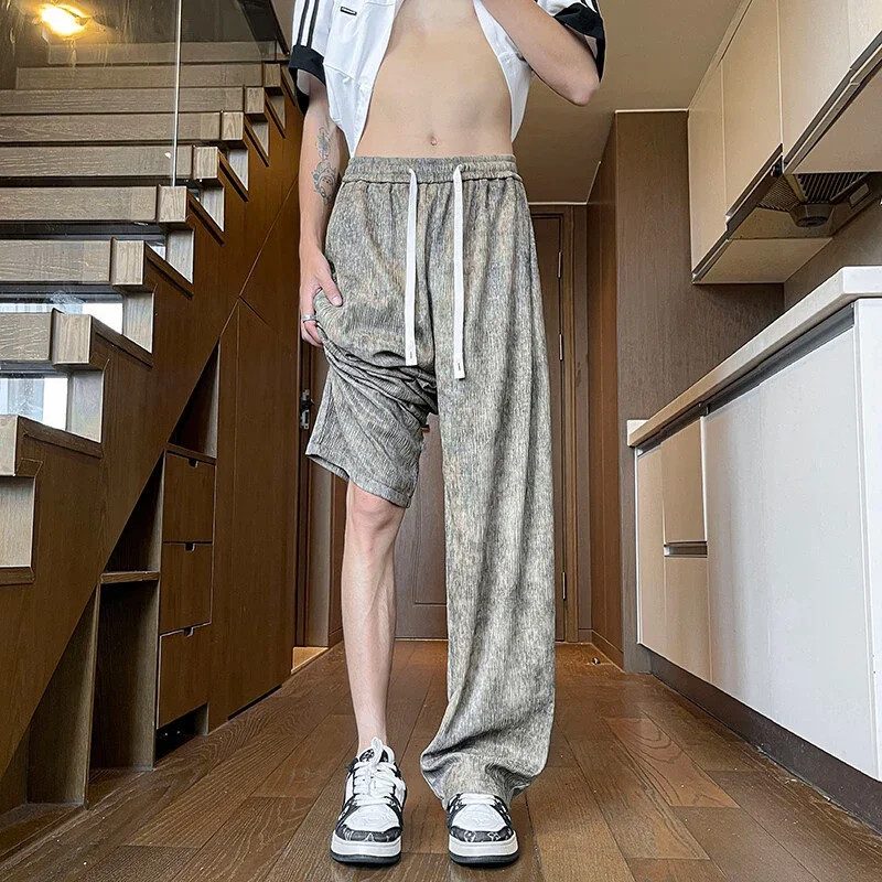 Men's Tie-Dye Ice Silk Pants