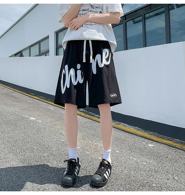 2025 Summer Men's Ice Silk Shorts Detail