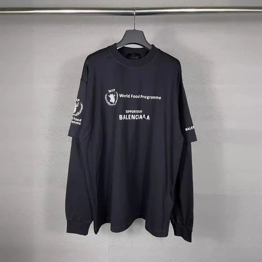 Correct Version High Version 25SSB Home WFP World Food Programme Charity Limited Edition Long Sleeve T-shirt 2