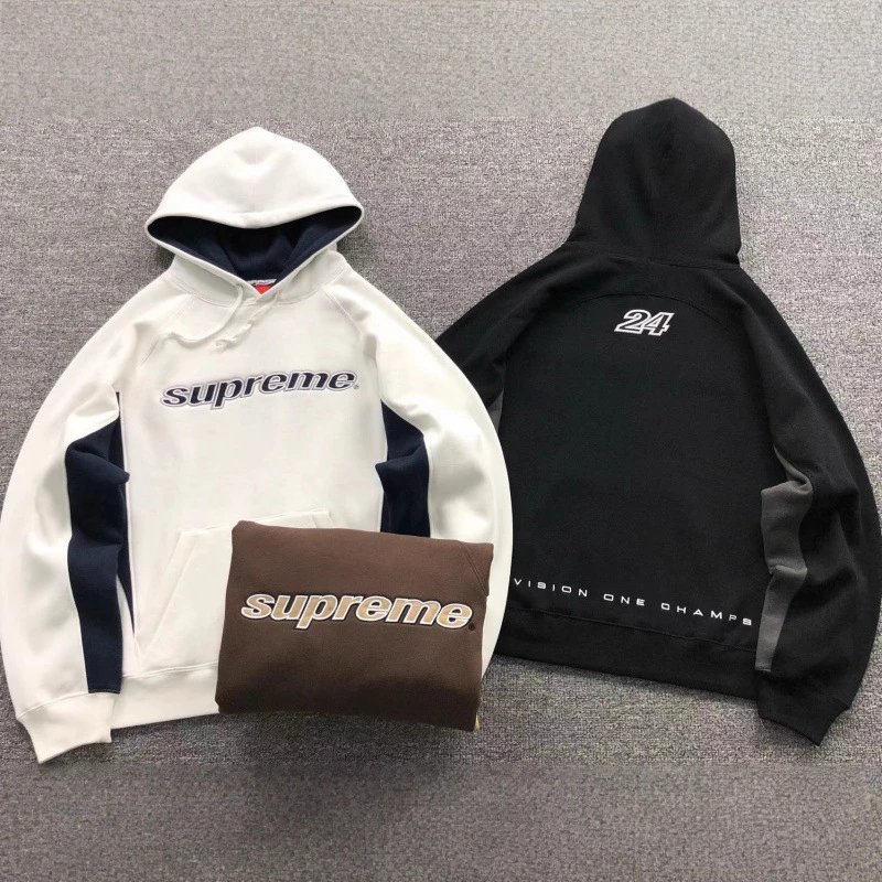 高克重潮牌Supremeboxlogohoodedsweatshirt街头套头连帽卫衣