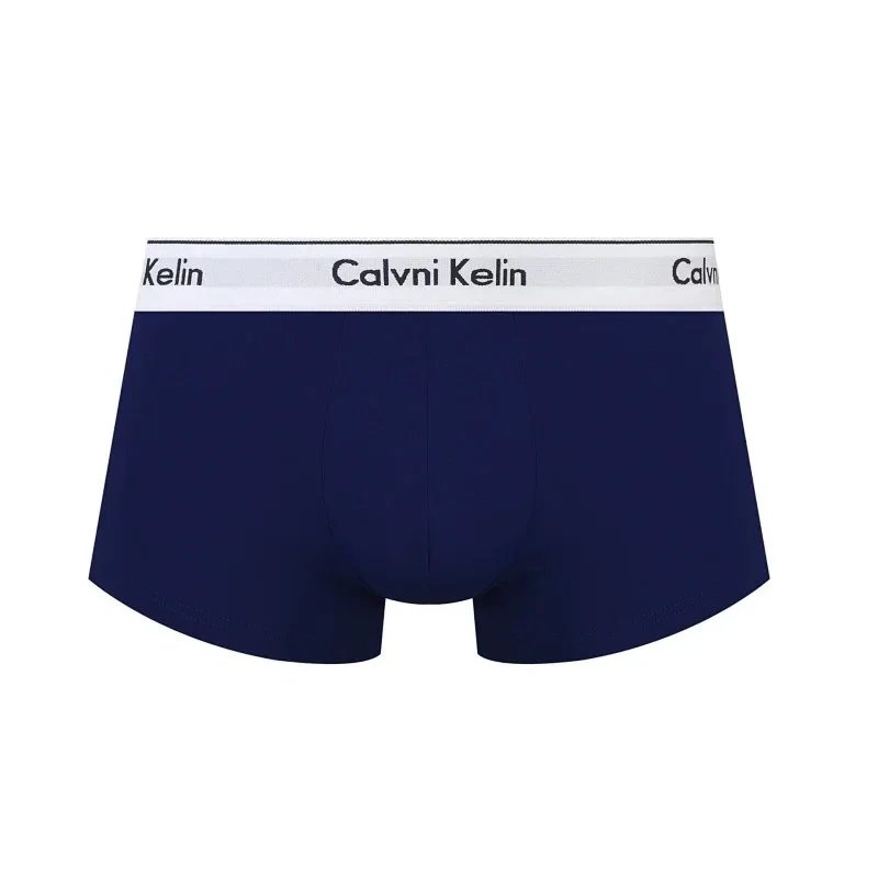 White Trim, Navy Blue, 1 Pair, No Gift Box