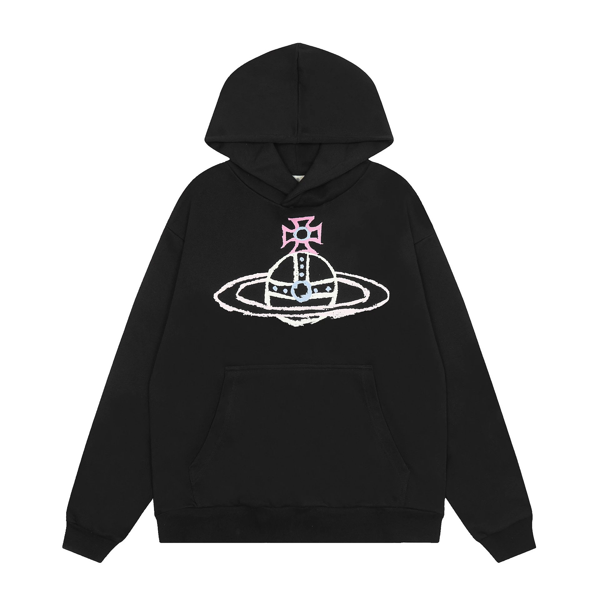 VIVI Printed Embroidered Hooded Sweatshirt photo 6