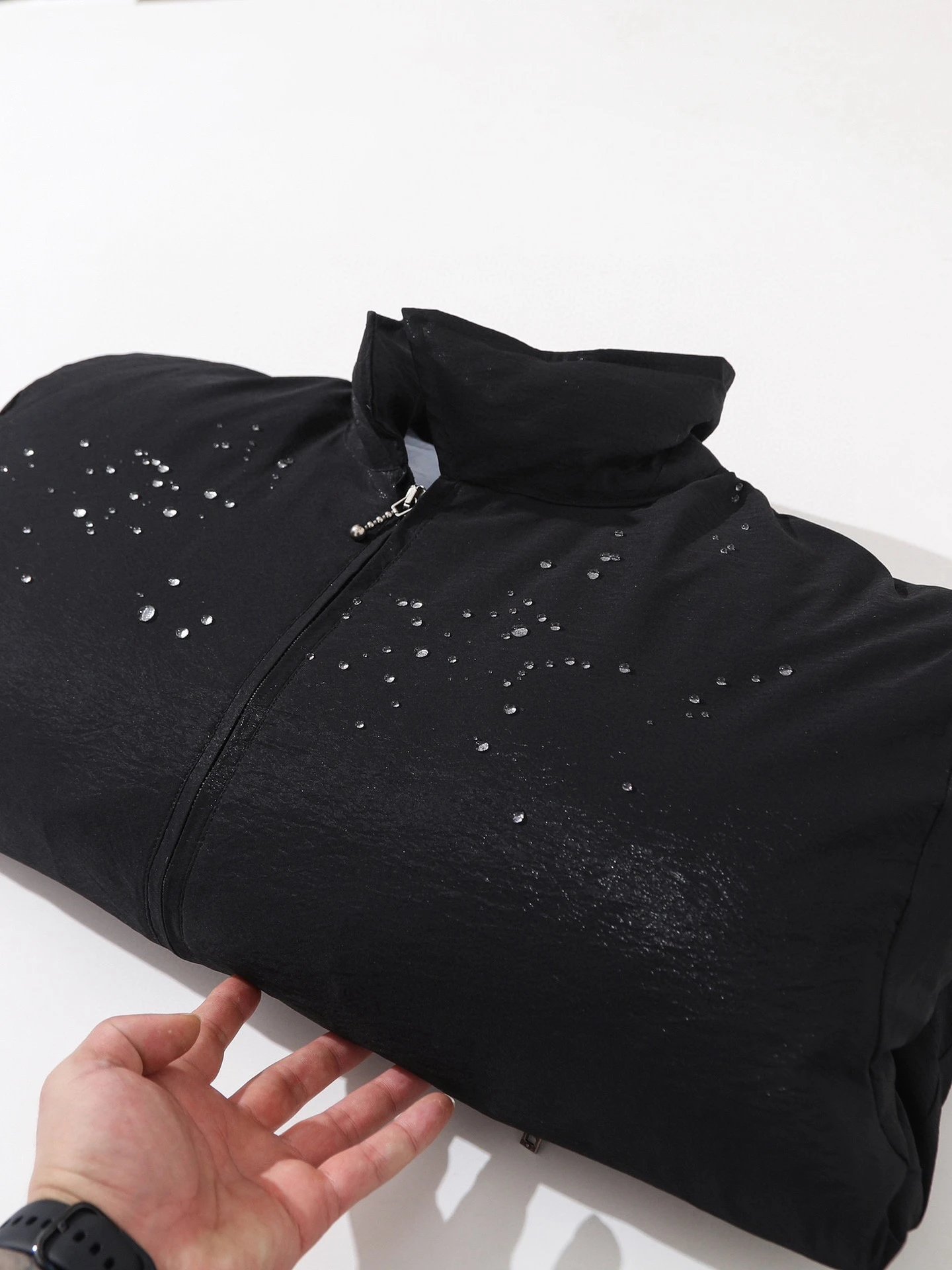 Arc'teryx Metal Wrinkle Nylon Satin Down Jacket photo 7