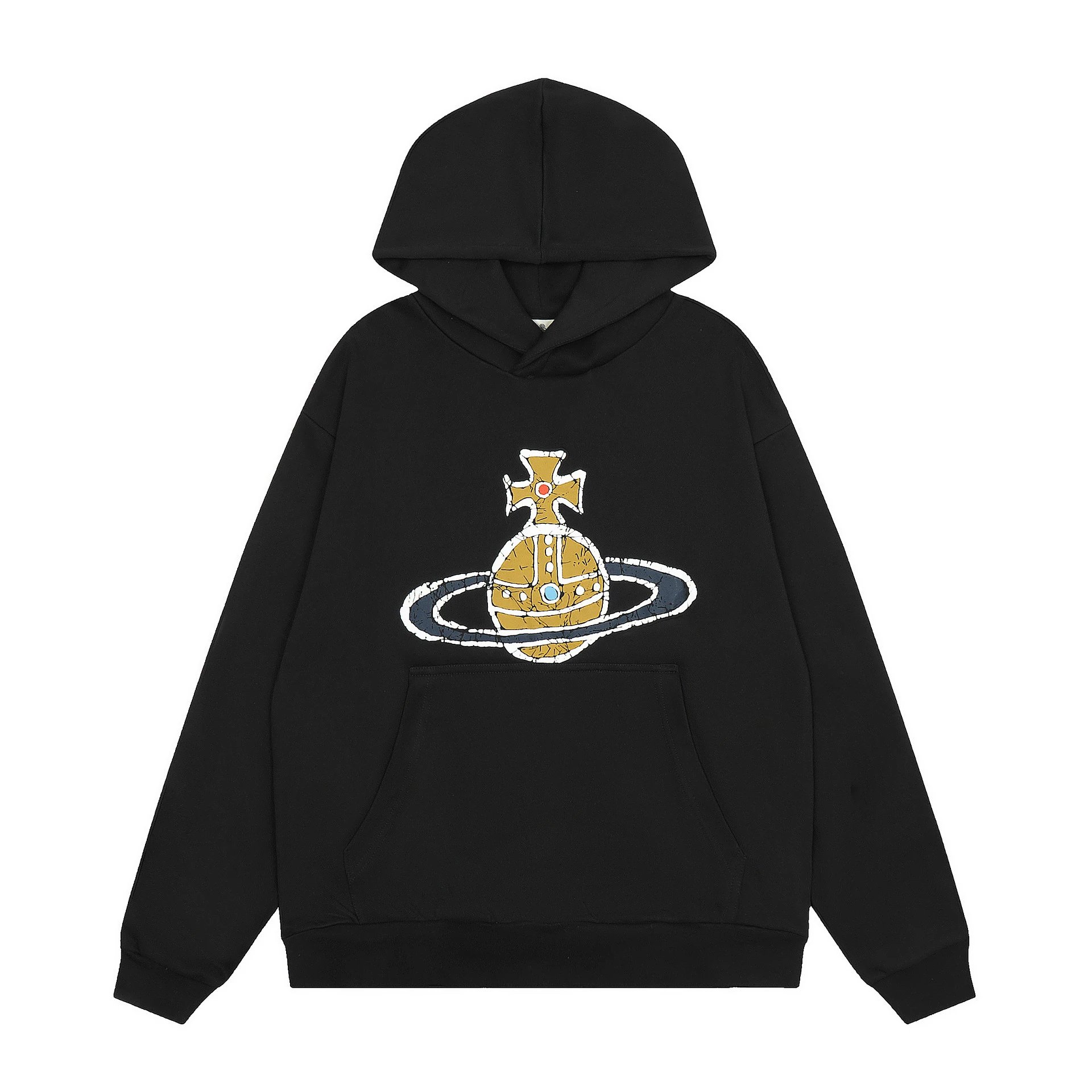 VIVI Printed Embroidered Hooded Sweatshirt photo 2