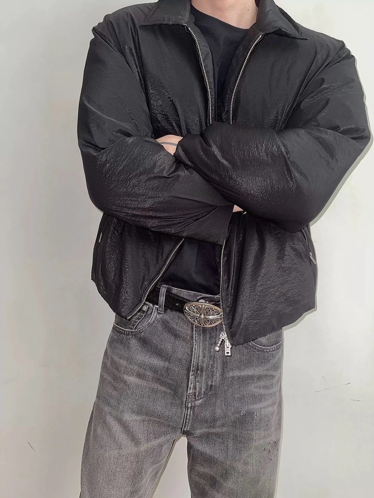 Arc'teryx Metal Wrinkle Nylon Satin Down Jacket photo 3