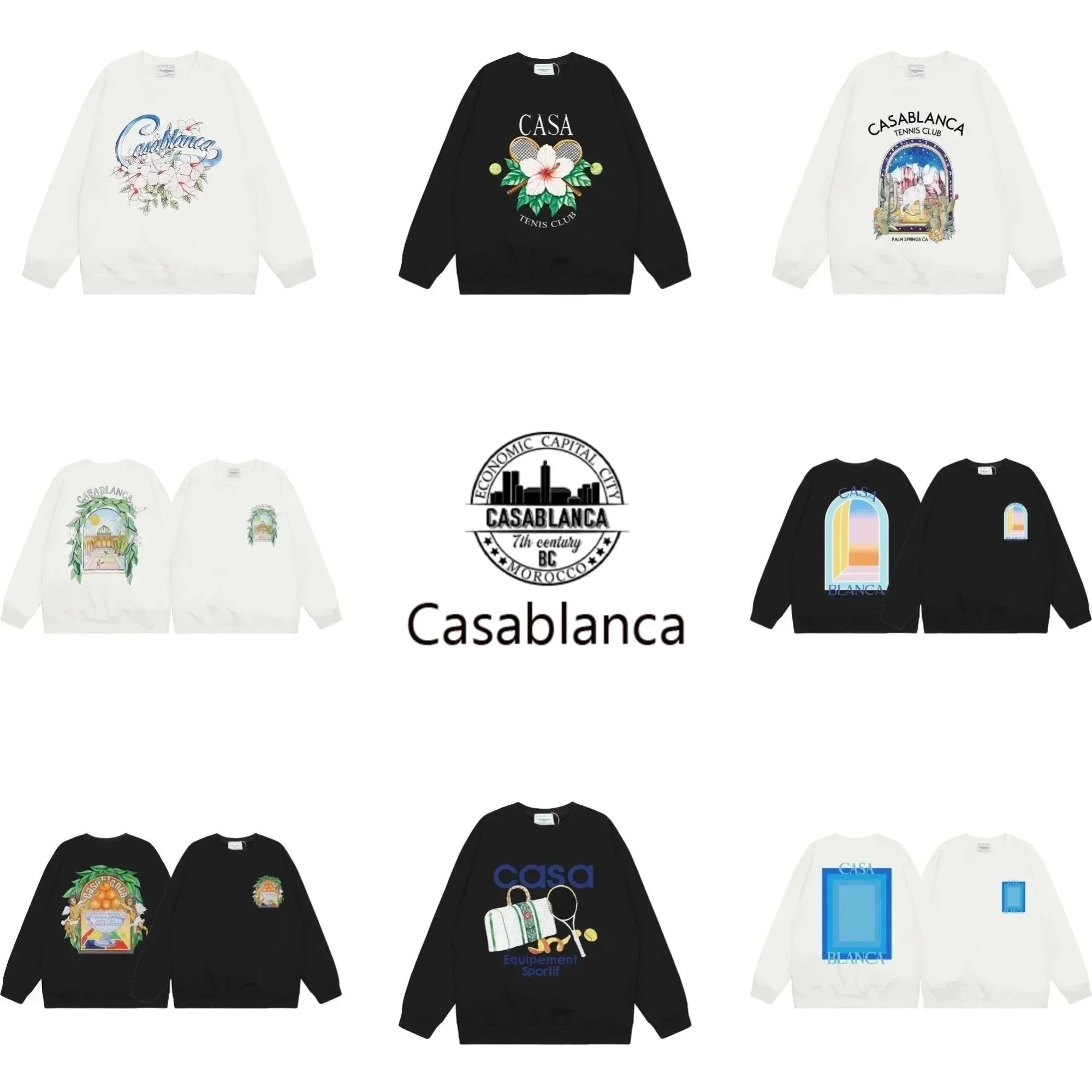 高品质时尚潮流圆领卫衣Casa001